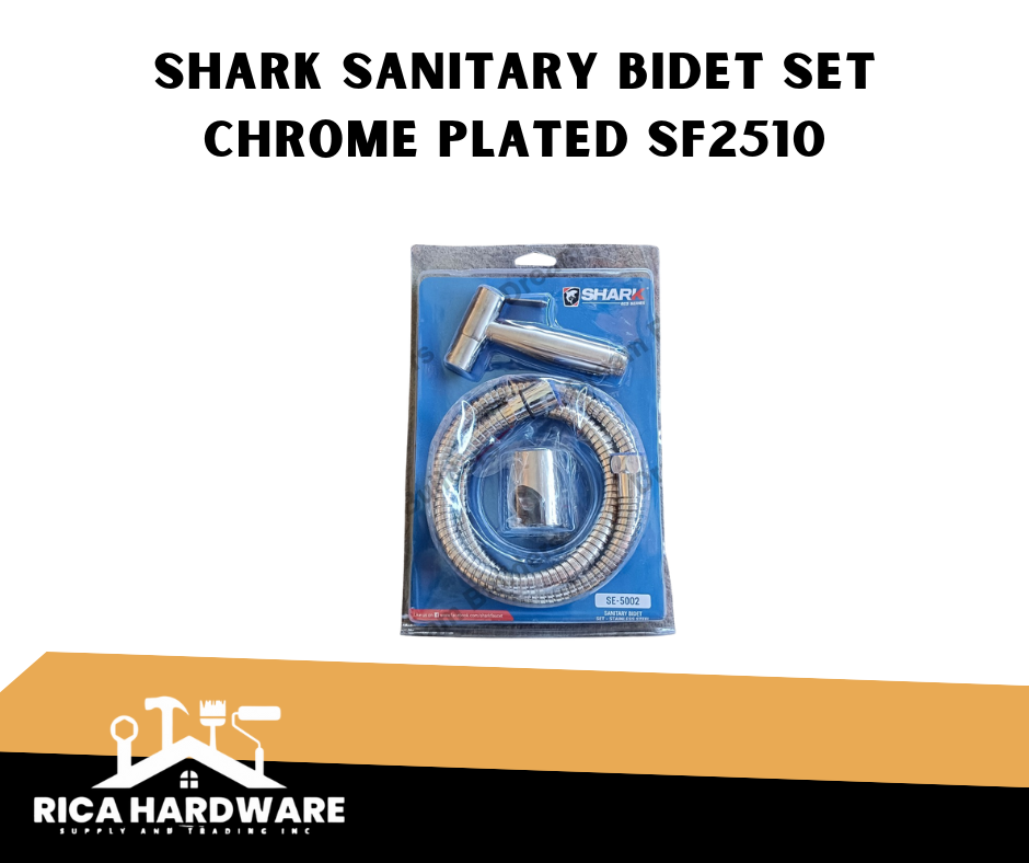 SHARK SANITARY BIDET SET CHROME PLATED SF2510