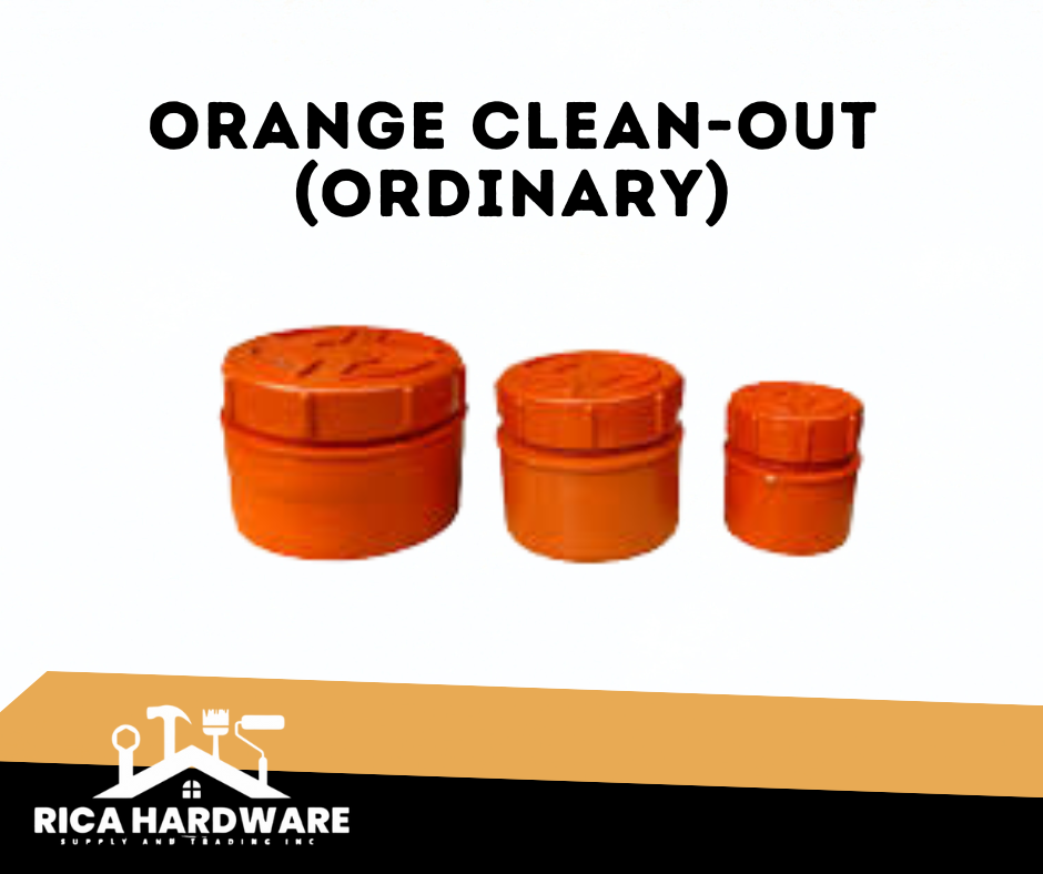 ORANGE CLEAN OUT (ORDINARY) (2",3",4")