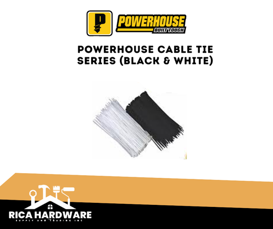 POWERHOUSE NYLON CABLE TIE (BLACK & WHITE)