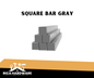 SQUARE BAR 10MM GRAY