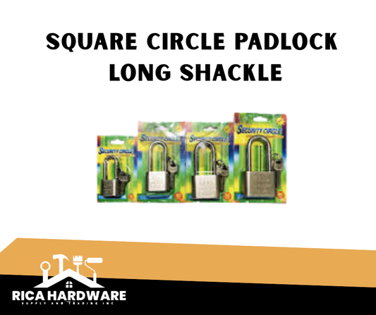 SQUARE CIRCLE PADLOCK LONG SHACKLE