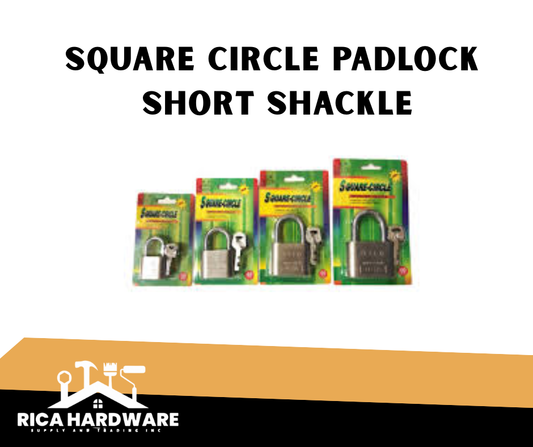 SQUARE CIRCLE PADLOCK SHORT SHUCKLE