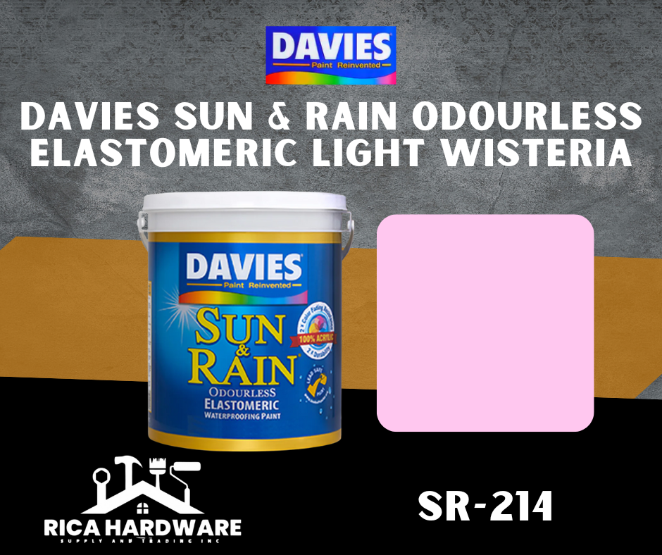 DAVIES SUN & RAIN ODORLESS ELASTOMERIC LIGHT WISTERIA (SR-214)
