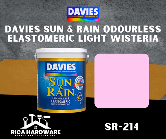 DAVIES SUN & RAIN ODORLESS ELASTOMERIC LIGHT WISTERIA (SR-214)