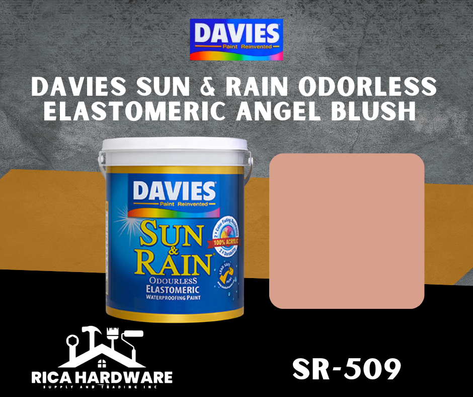 DAVIES SUN & RAIN ODORLESS ELASTOMERIC ANGEL BLUSH (SR-509)