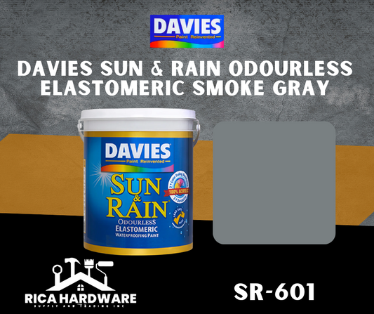 DAVIES SUN & RAIN ODOURLESS ELASTOMERIC SMOKE GRAY (SR-601)