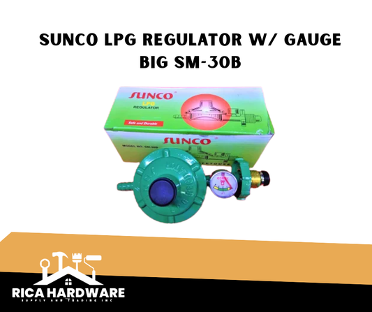 SUNCO LPG REGULATOR W/ GAUGE BIG SM-30B