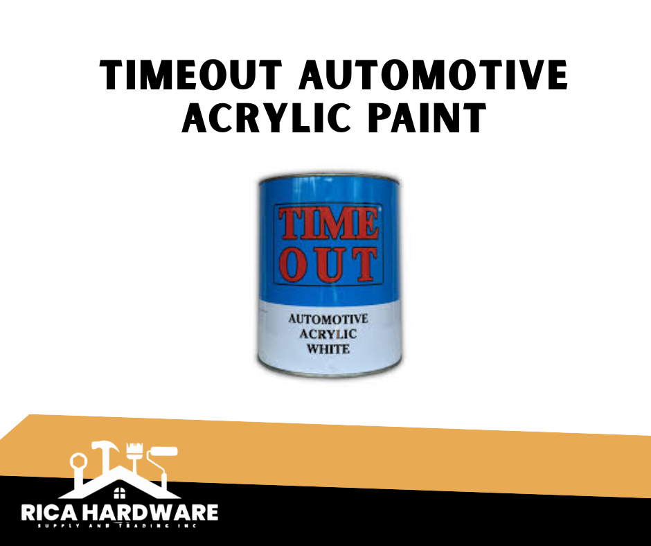 TIMEOUT AUTOMOTIVE ACRYLIC PAINT