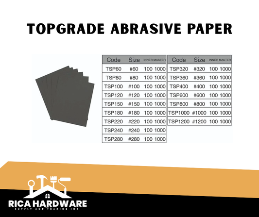 TOPGRADE ABRASIVE PAPER