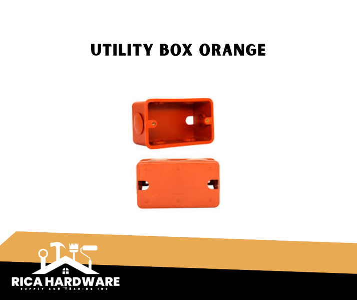 Hardware Utility File UTILITY BOX ORANGE 2X4 – Rica Hardware Supply And Trading Inc.