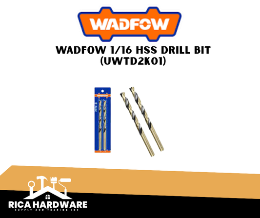 WADFOW 1/16 HSS DRILL BIT (UWTD2K01)