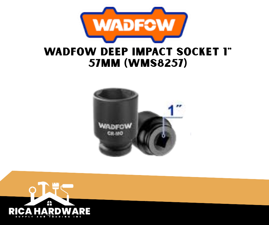 WADFOW DEEP IMPACT SOCKET 1" 57MM (WMS8257)