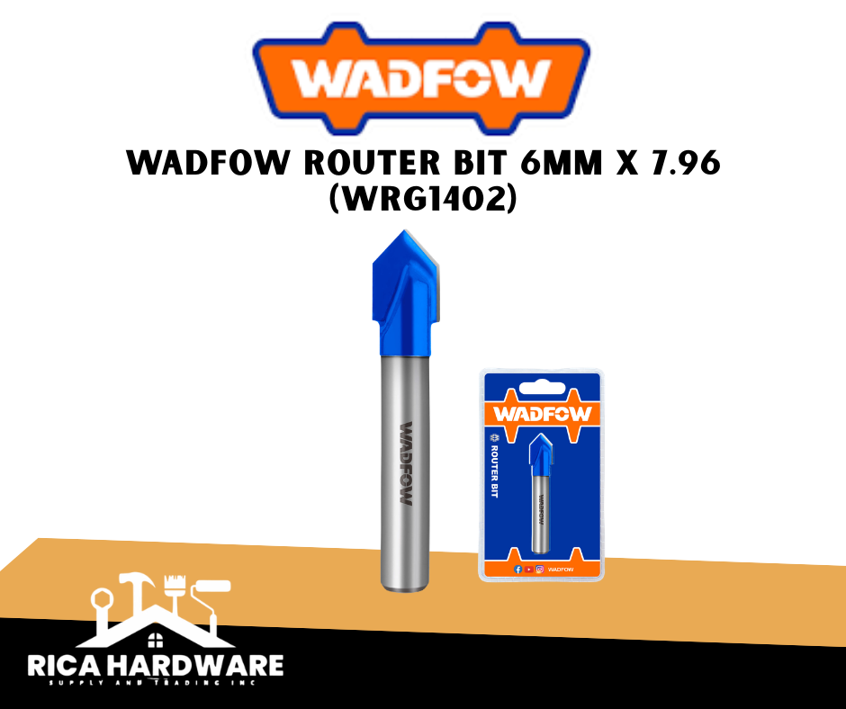 WADFOW ROUTER BIT 6mm x 7.96 (WRG1402)