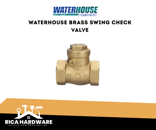 WATERHOUSE BRASS SWING CHECK VALVE