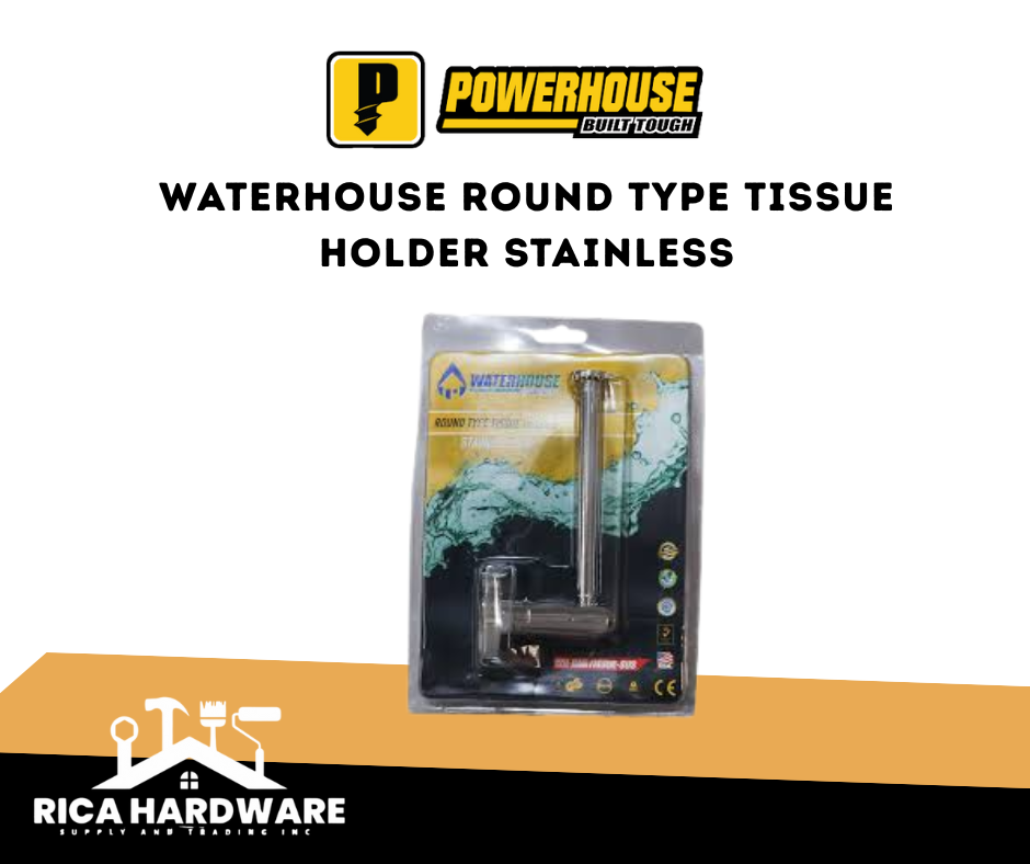 WATERHOUSE ROUND TYPE TISSUE HOLDER STAINLESS