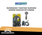 WATERHOUSE WH-TELSH5F-UTHIN 5 FUNCTION ULTRA THIN TELEPHONE SHOWER COMPLETE SET CHROME