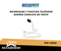 WATERHOUSE WH-14810 7 FUNCTION TELEPHONE SHOWER COMPLETE SET WHITE