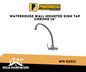 WATERHOUSE WALL MOUNTED SINK TAP CHROME 16" WH-52011