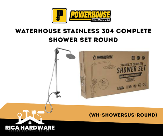 WATERHOUSE STAINLESS 304 COMPLETE SHOWER SET ROUND