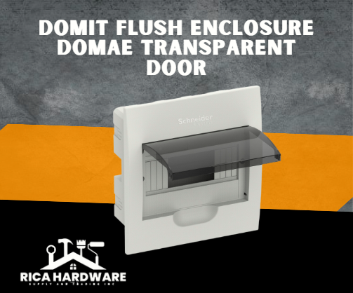 DOMIT FLUSH ENCLOSURE DOMAE TRANSPARENT DOOR